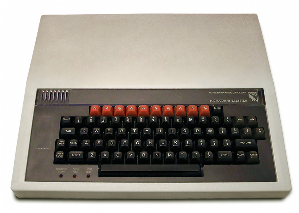 Picture of a BBC Microcomputer - By BBC_Micro.jpeg: Stuart Bradyderivative work: Ubcule (talk) - BBC_Micro.jpeg, Public Domain, https://commons.wikimedia.org/w/index.php?curid=11672213
