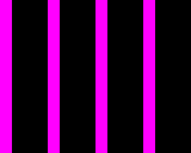 Vertical stripes animating in sequence, four visible at a time